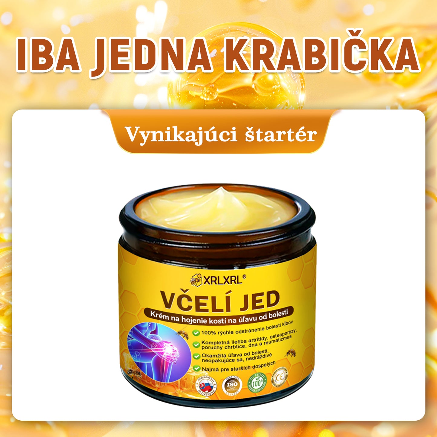 🏥𝑋𝑅𝐿𝑋𝑅𝐿® Krem przeciwbólowy i regenerujący kości z toksyną botulinową i jadem pszczelim 🏆(Specjalnie dla osób starszych, polecany przez EFORT)