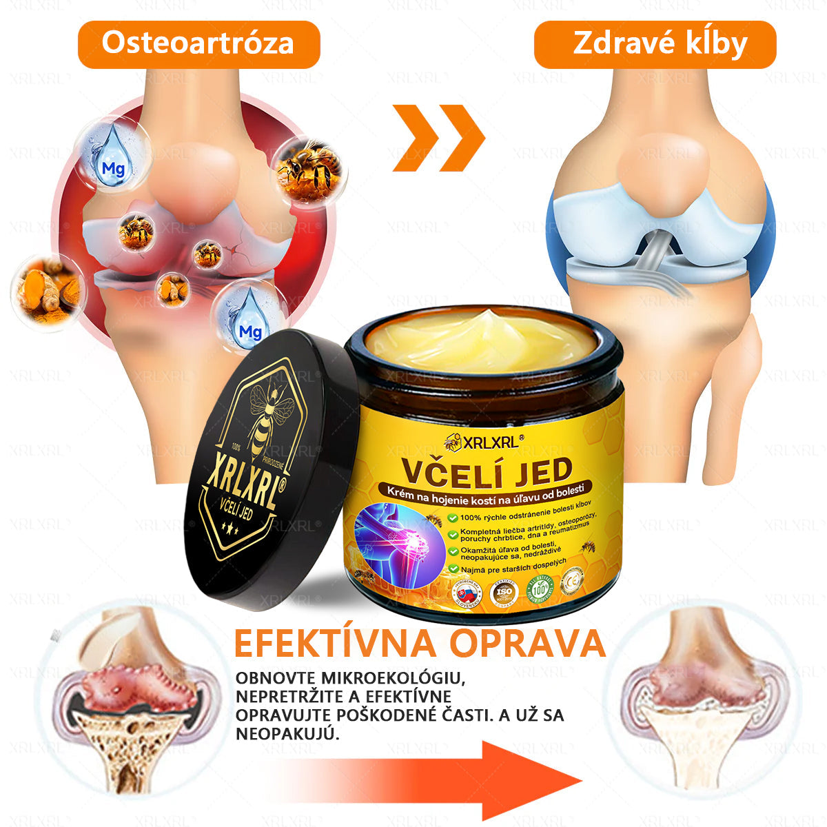 🏥𝑋𝑅𝐿𝑋𝑅𝐿® Krem przeciwbólowy i regenerujący kości z toksyną botulinową i jadem pszczelim 🏆(Specjalnie dla osób starszych, polecany przez EFORT)